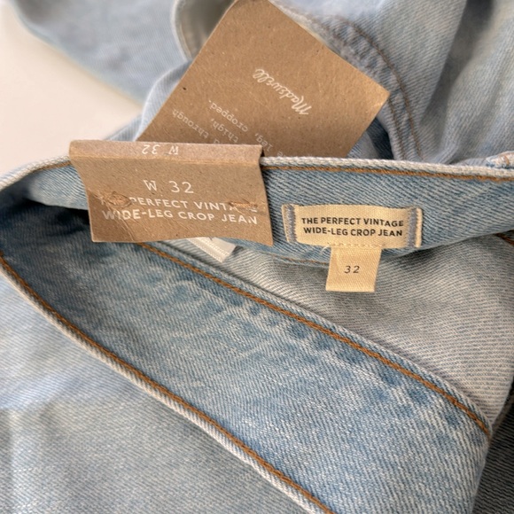 Madewell Perfect Vintage Wide-Leg Crop Jean in Fitzgerald Wash - Picture 11 of 11